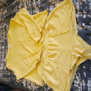 LOVE by Gap Yellow Terry Lounge Set
